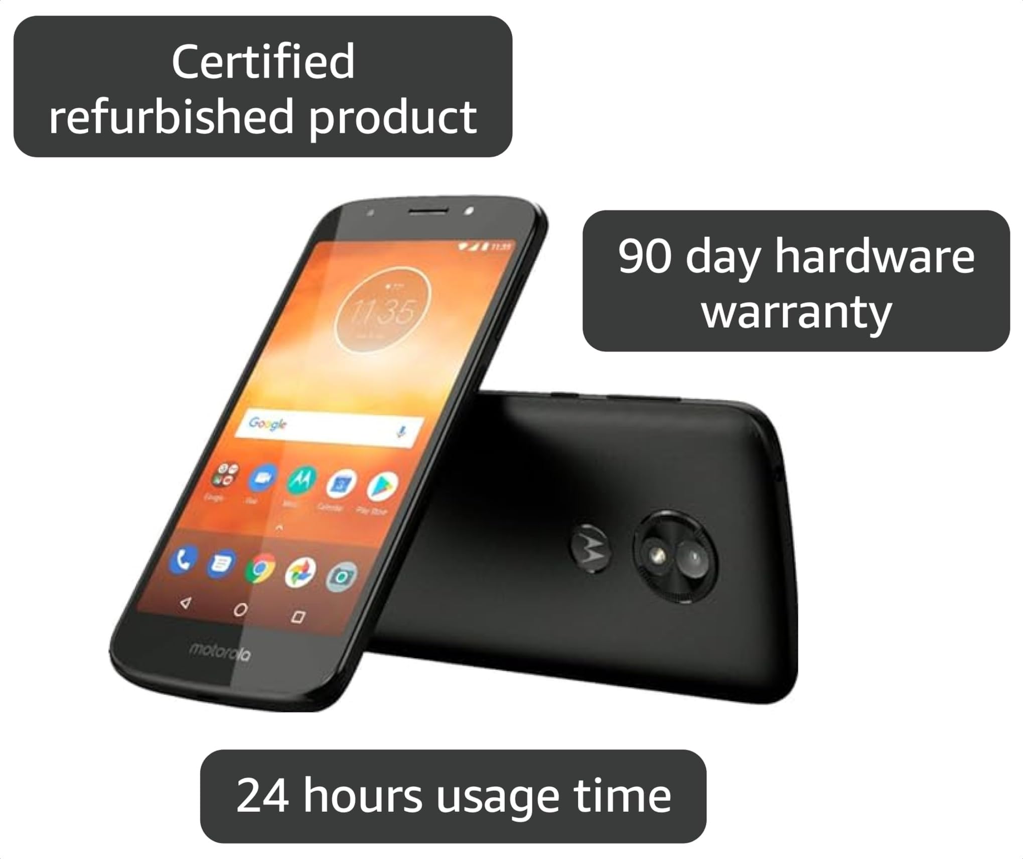 Amazon.com: Motorola Verizon Prepaid E5 Go (16GB) - Black : Cell